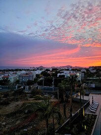 Sunset from our balcony