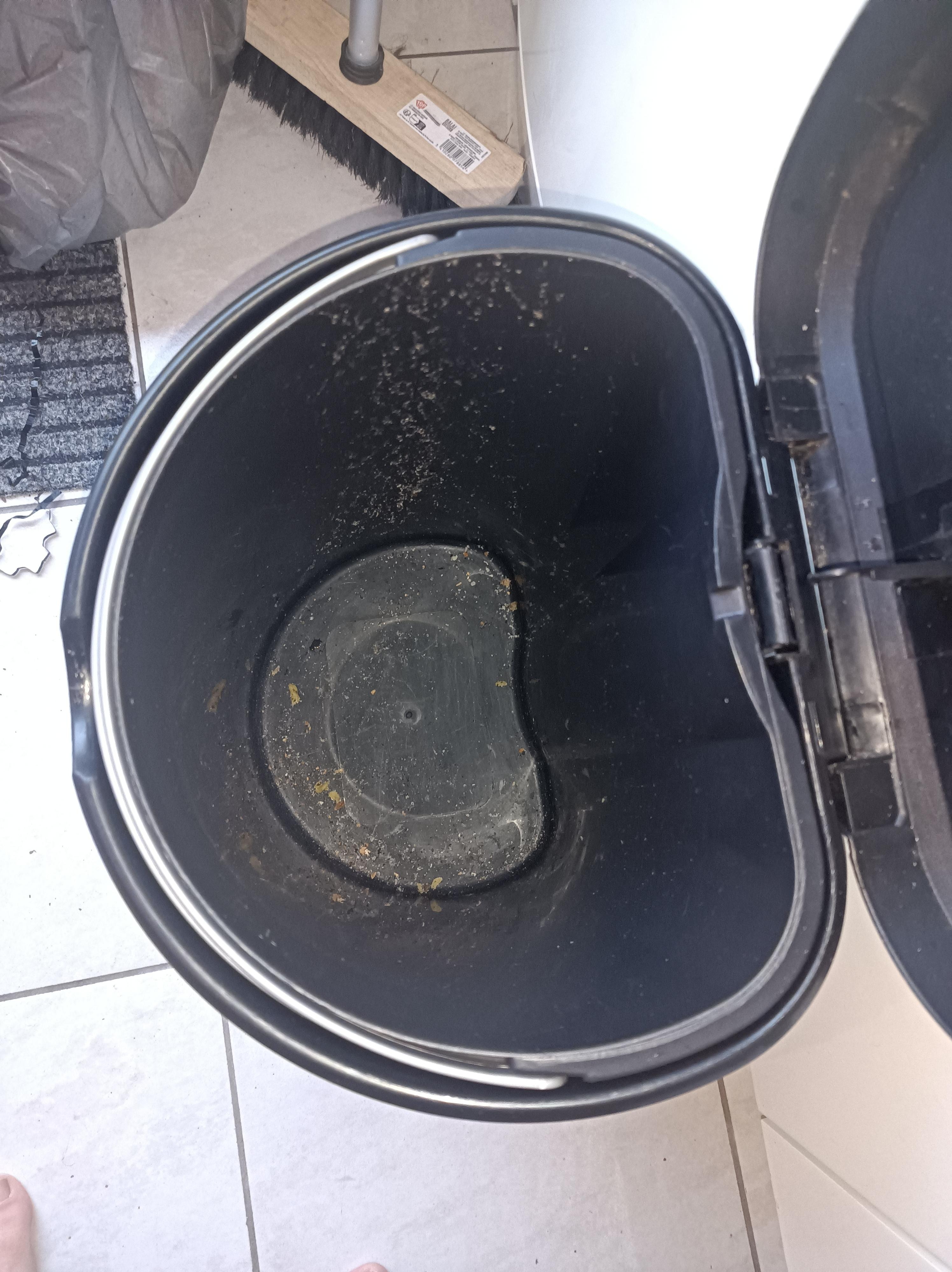 Poubelle non nettoyé 