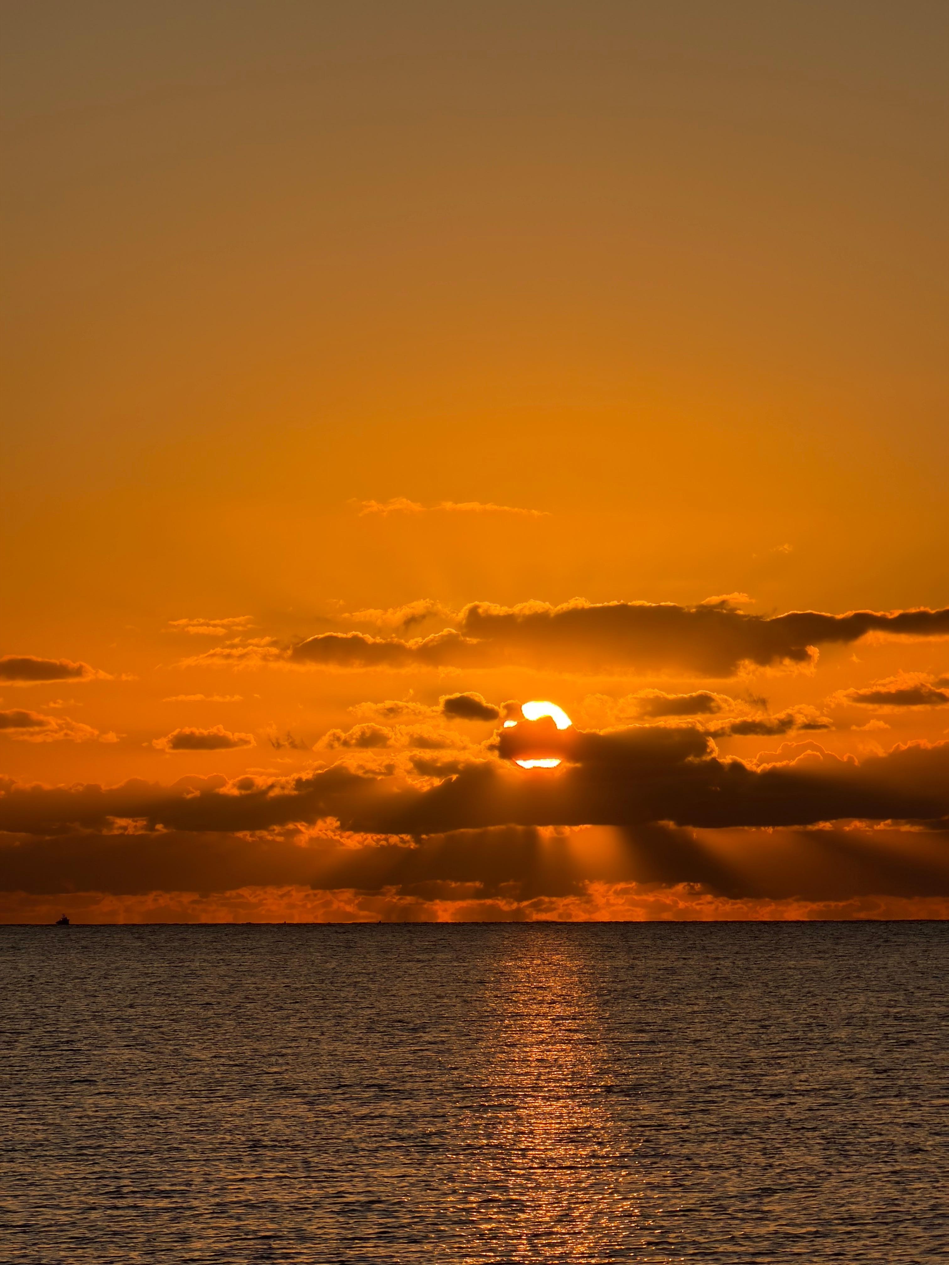 Sunrise at La Siesta. 