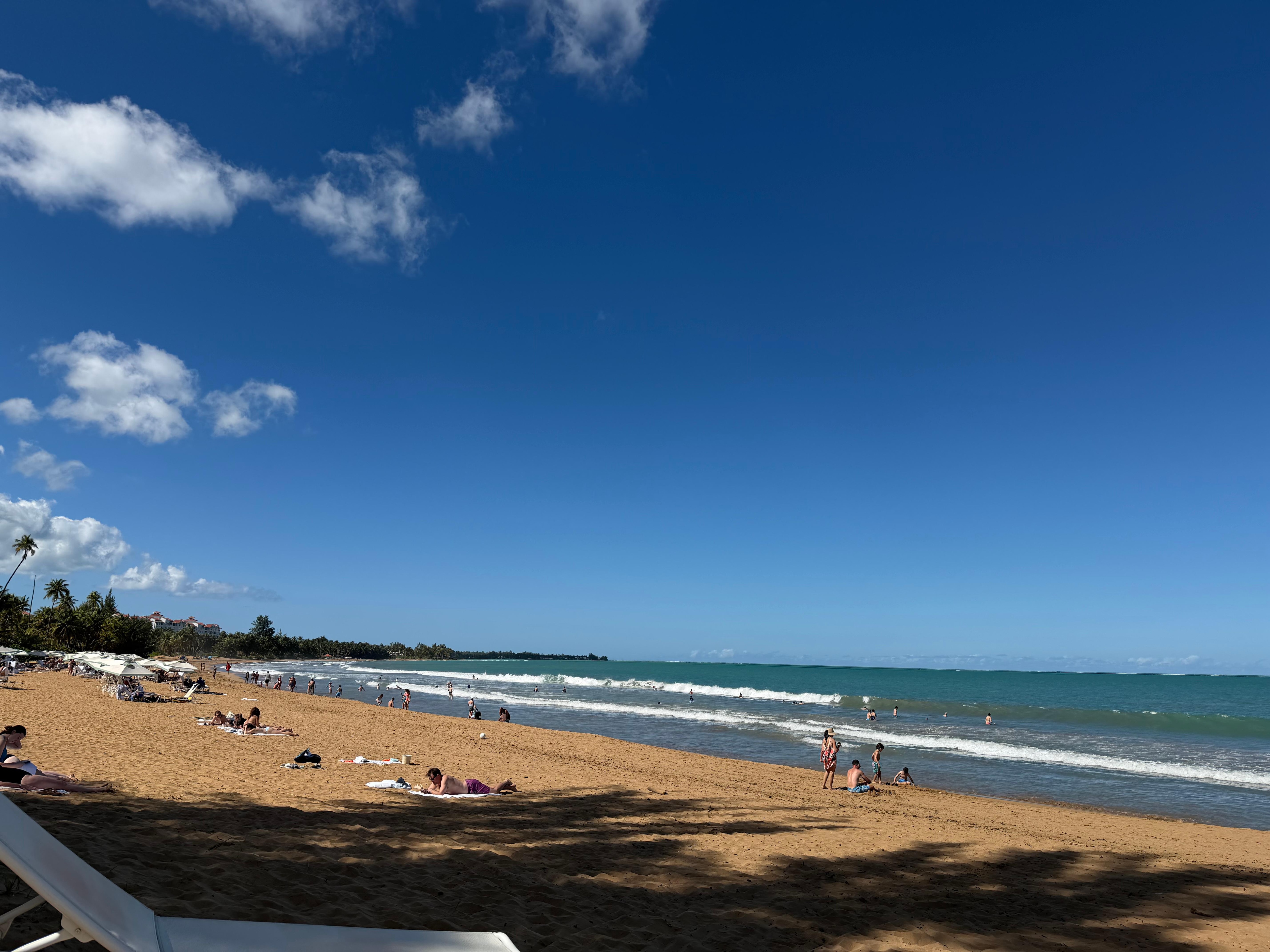 Wide open beach- Atlantic type sand and waves