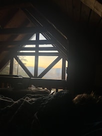 Sunrise from bed