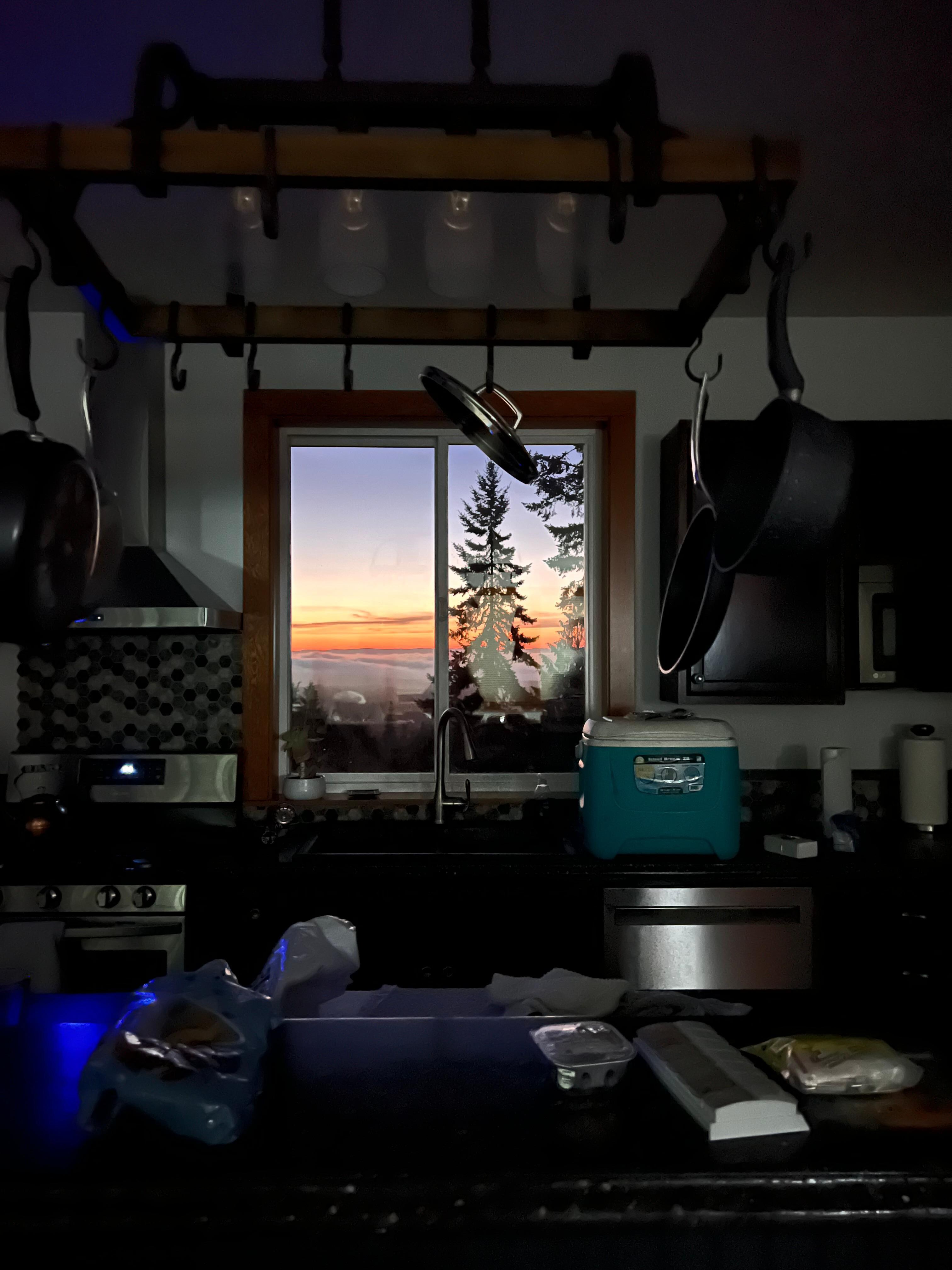View from kitchen