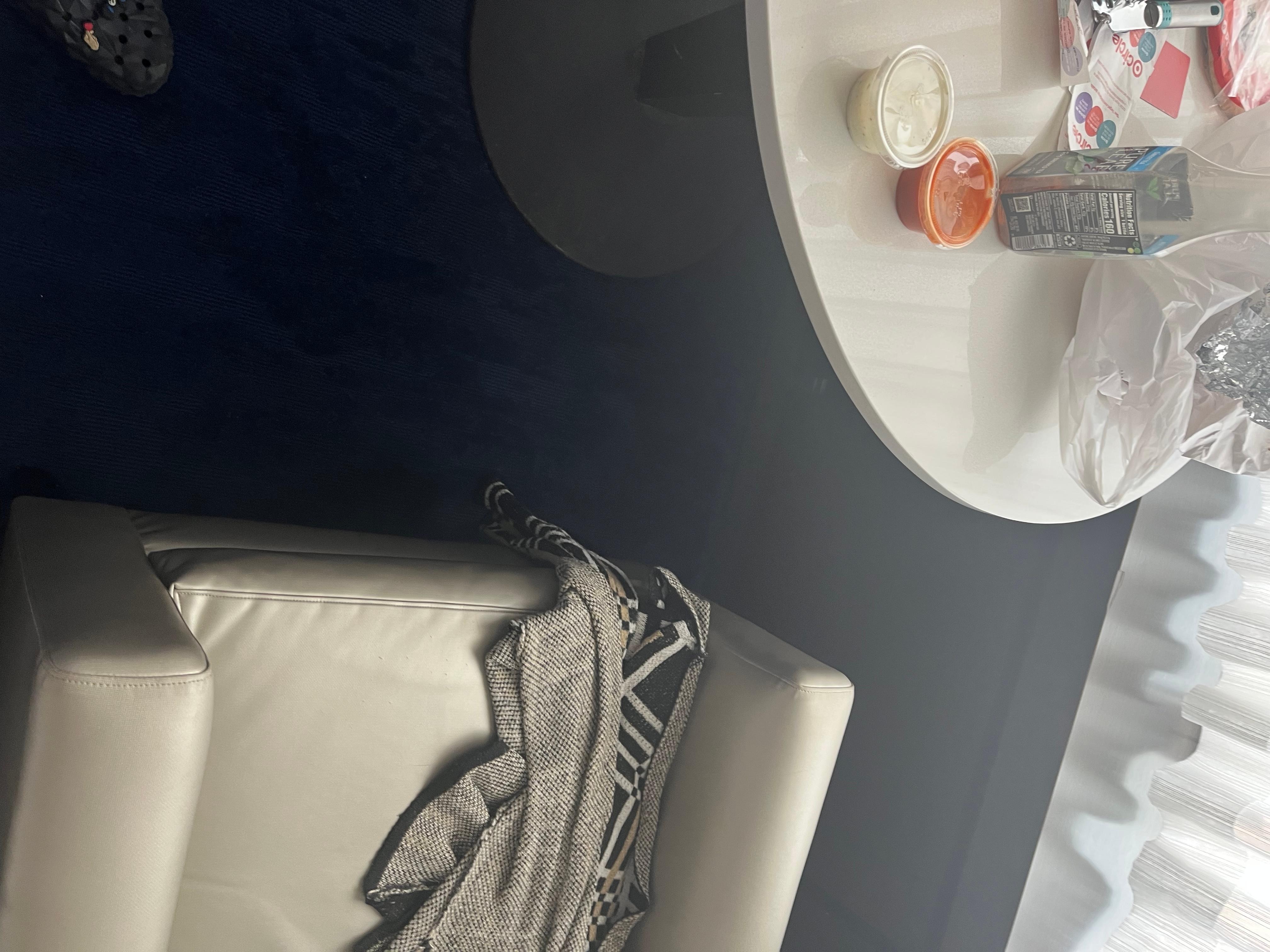 The chair is so low you can not sit and eat and I am 5'10.