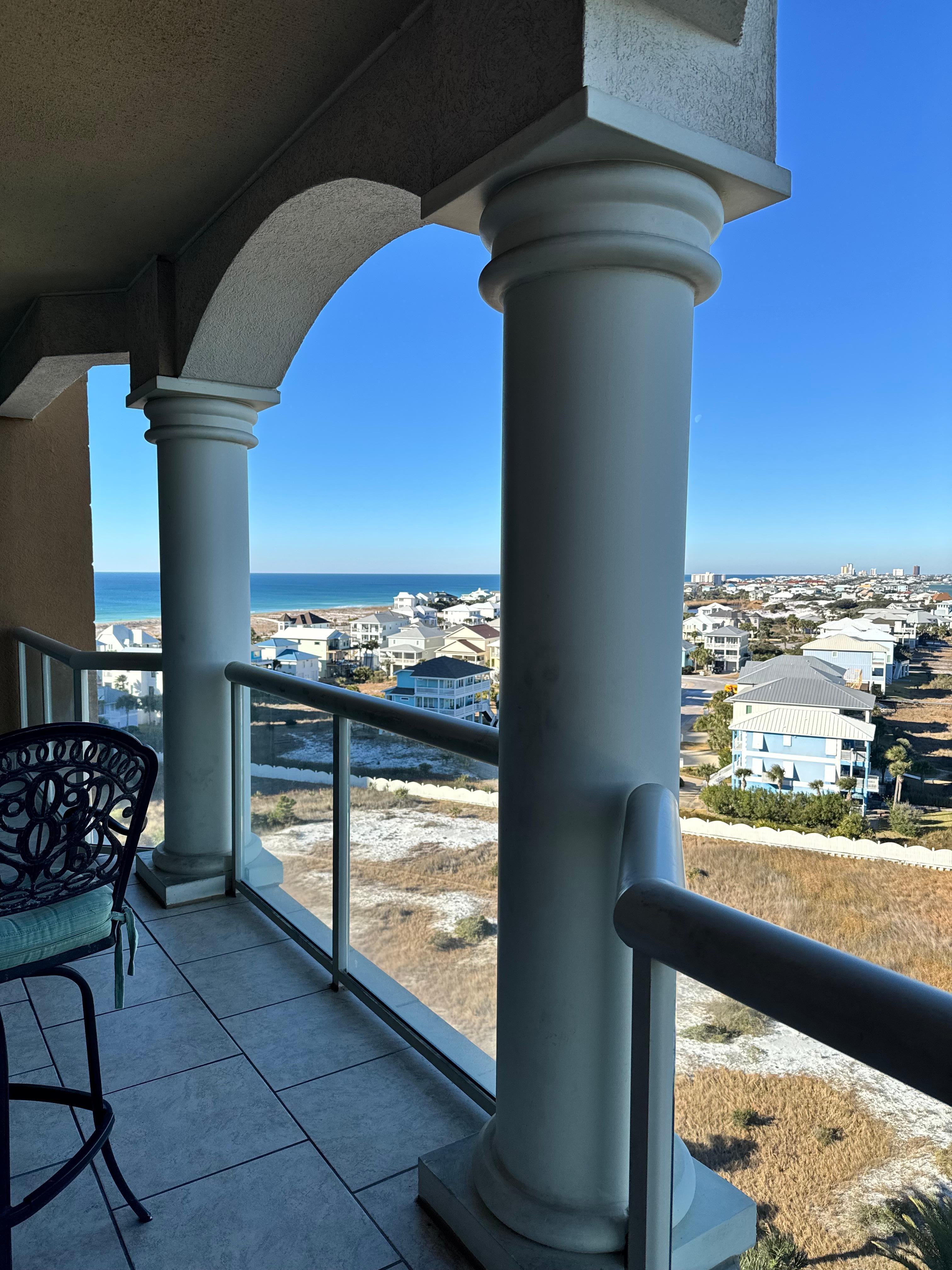 View from our balcony 