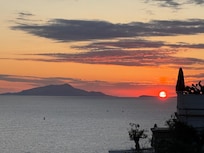 Sunset from the pool bar