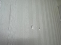 Holes in wall