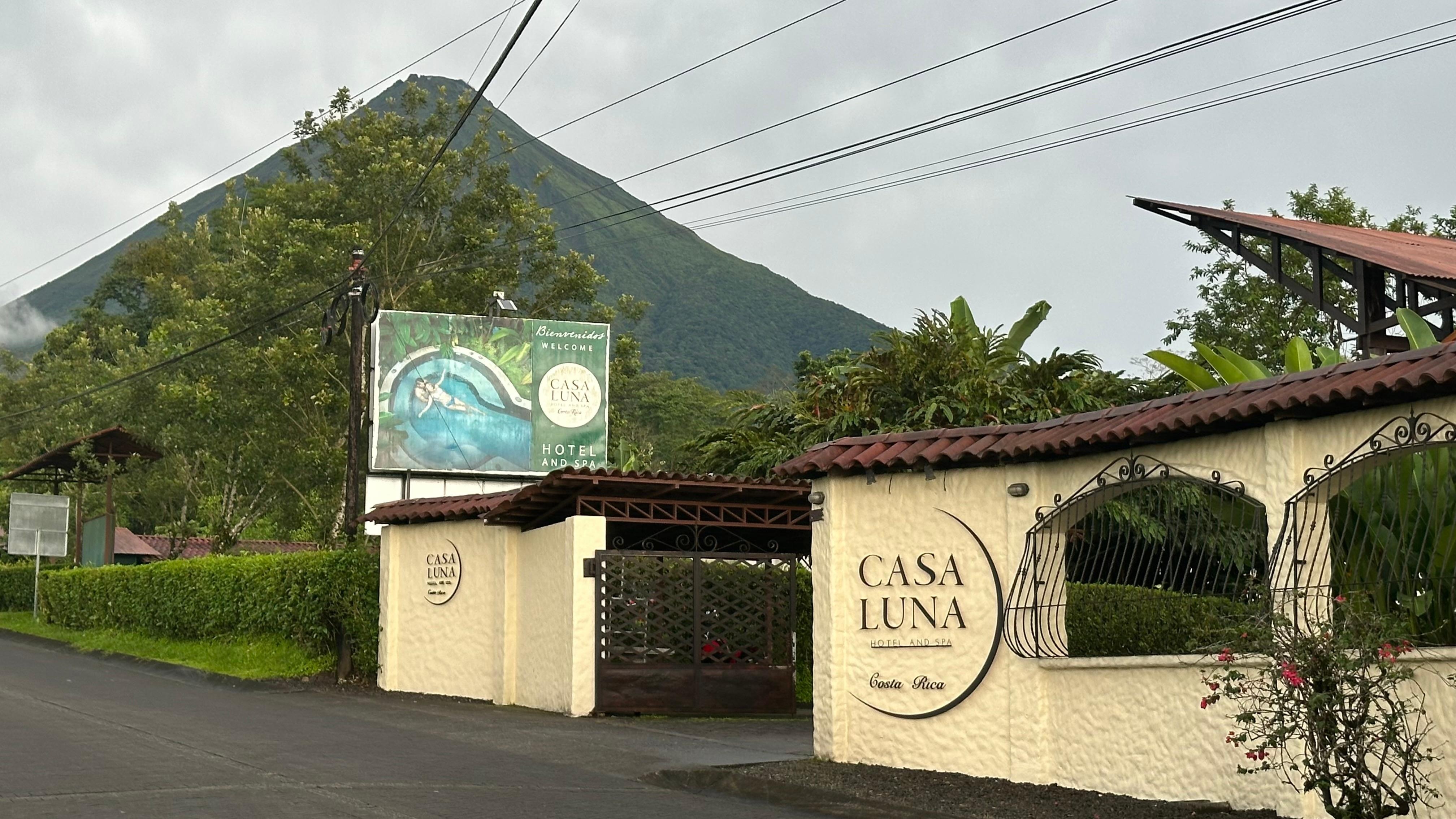 We were so pleased to get great views of Arenal volcano