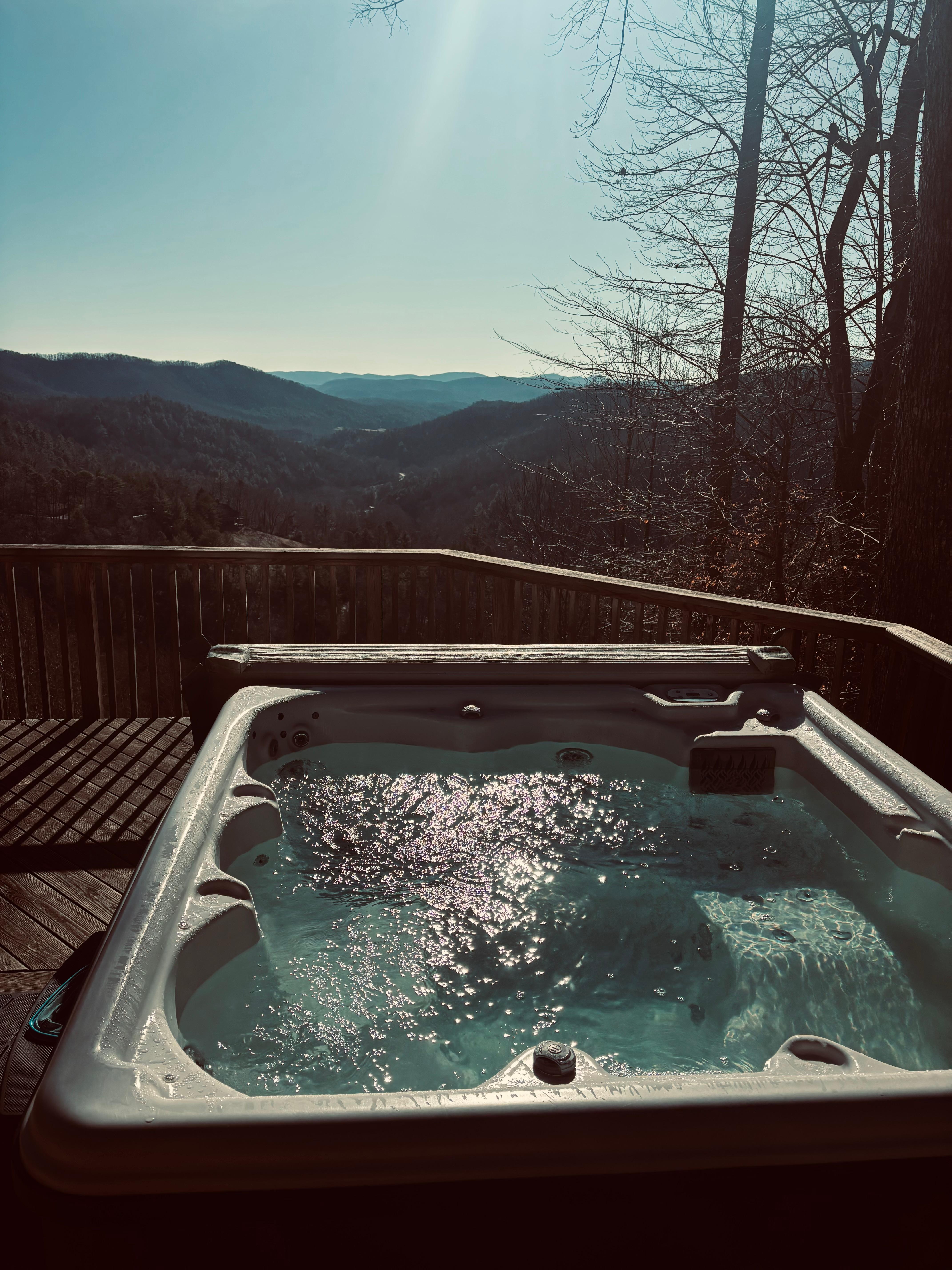 Hot tub view