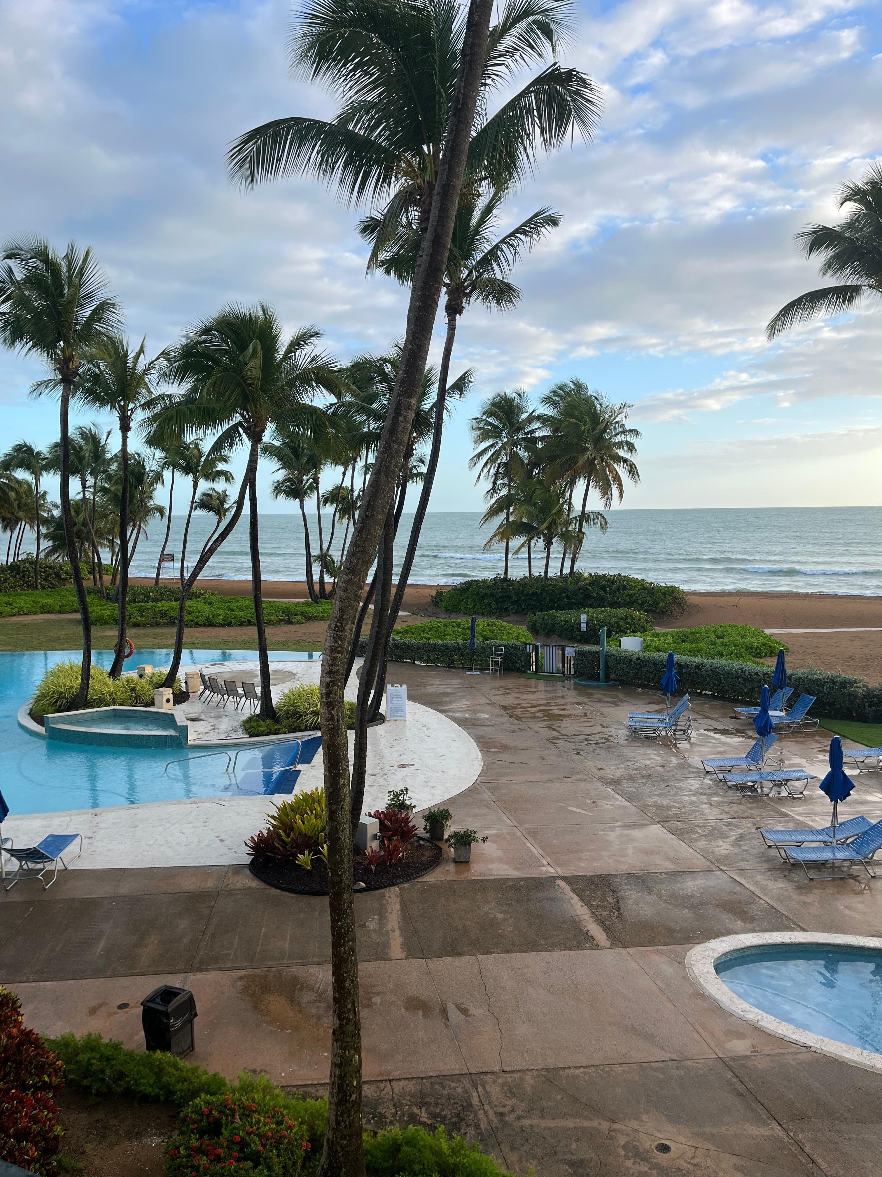 View from our balcony 