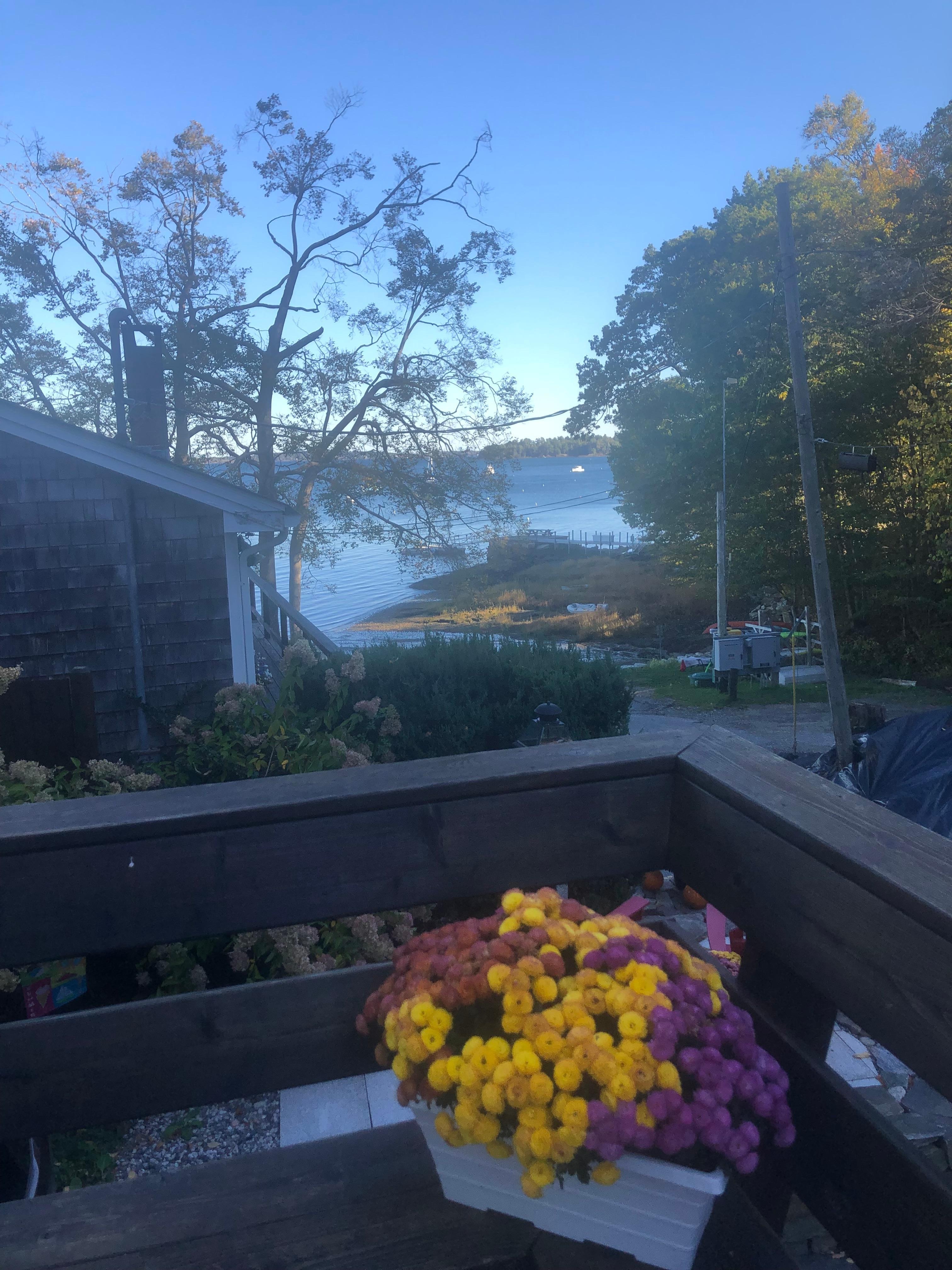 This view from the front porch was not   What we envisioned from the owners description. 