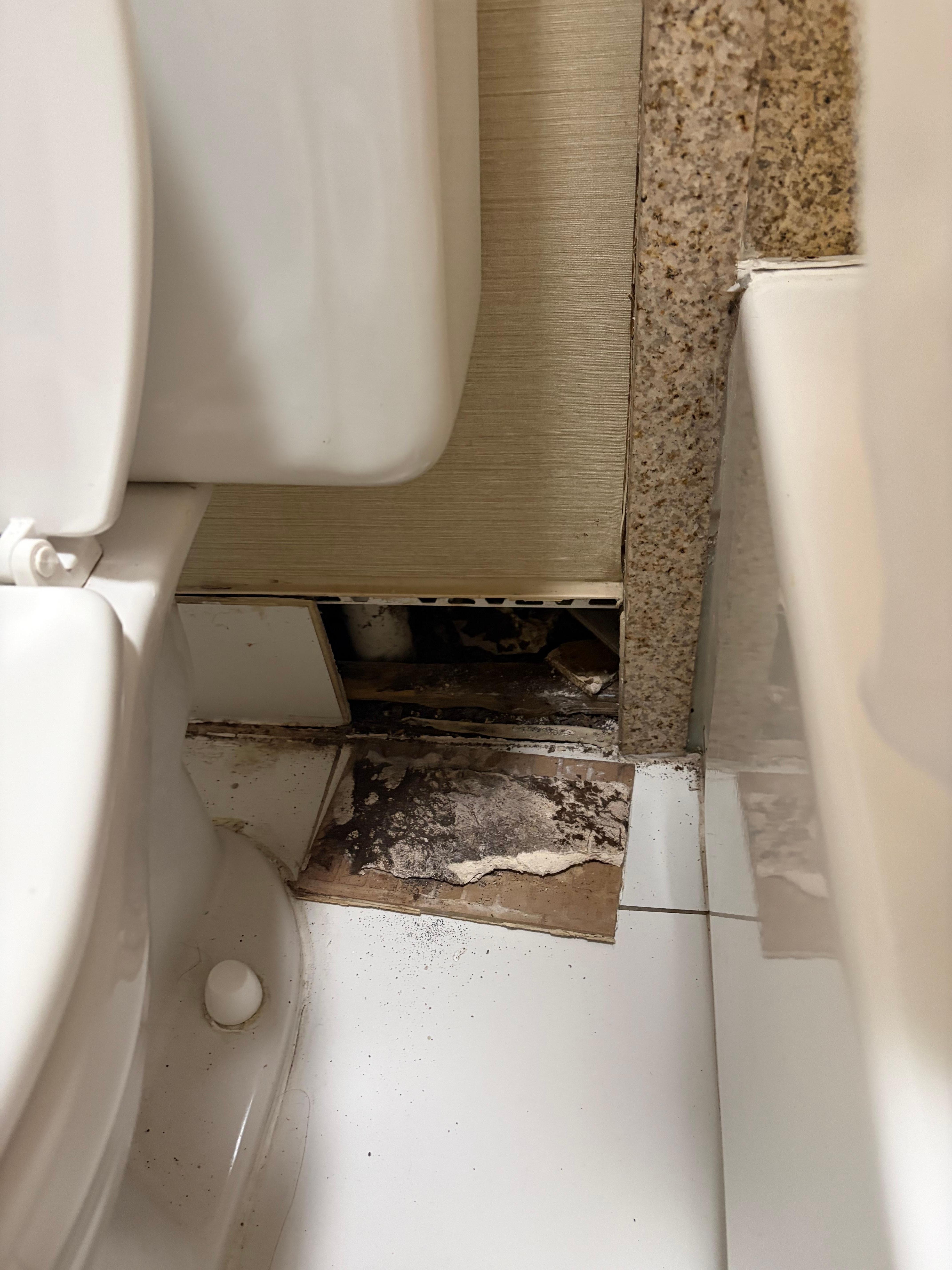 By checking in bathroom tile came off, ask the front desk to change our room theres no available🙈 and he said they will fix it😮 and till we check out for 2 days nothing happen to repair and discusting the tile mildew was open back of the wall.