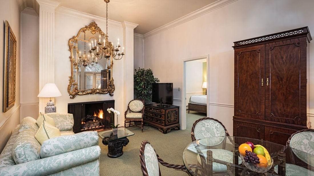 What was shown as the King Suite on website.