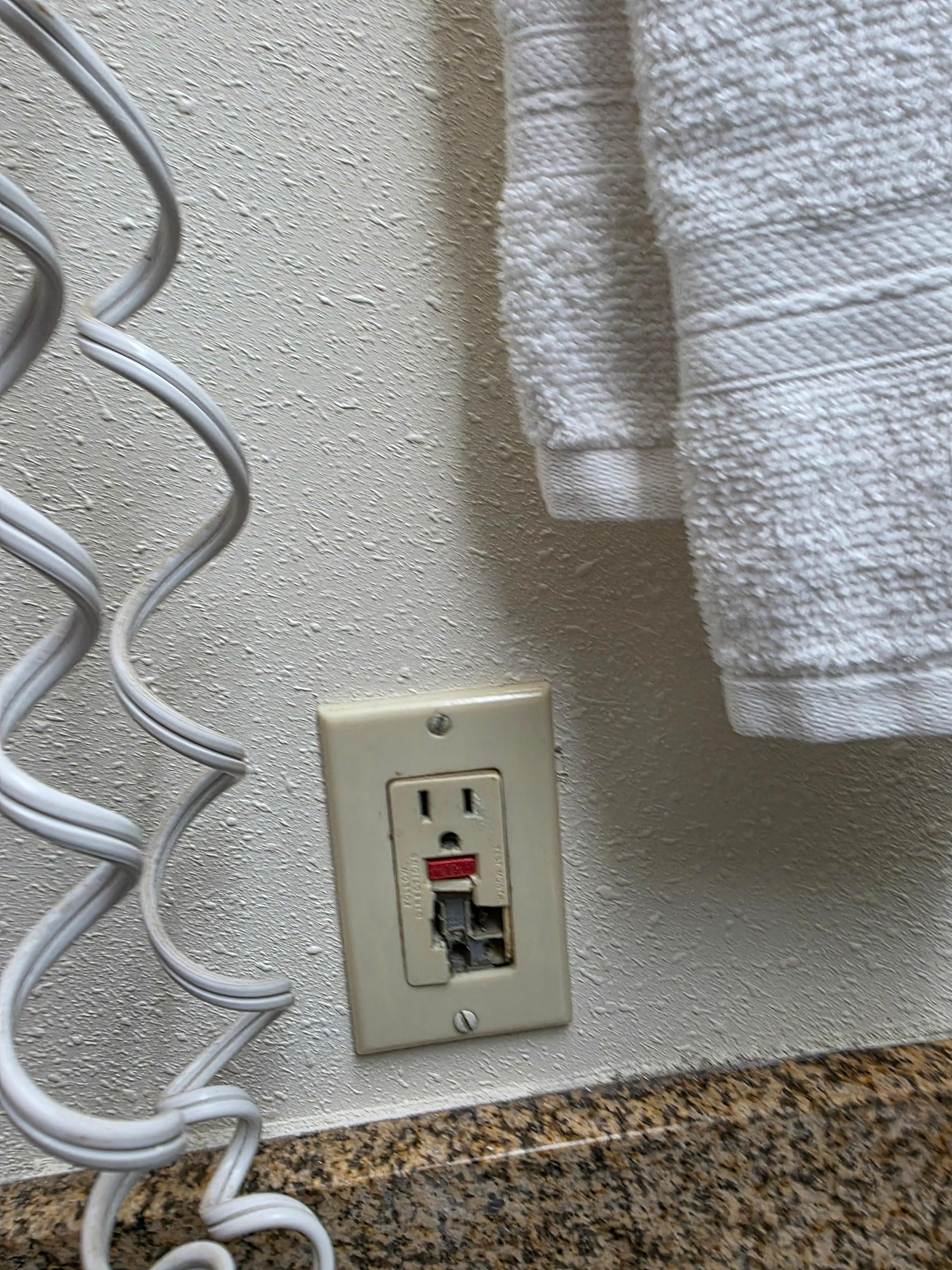 Hair dryer outlet