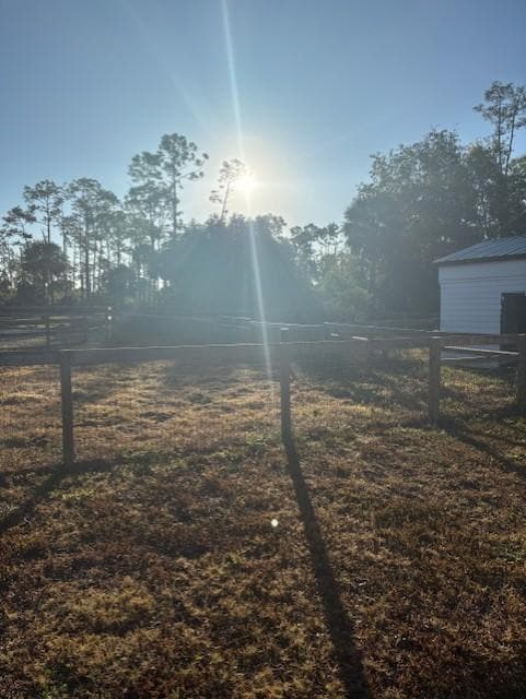 Horse Farm Sunrise