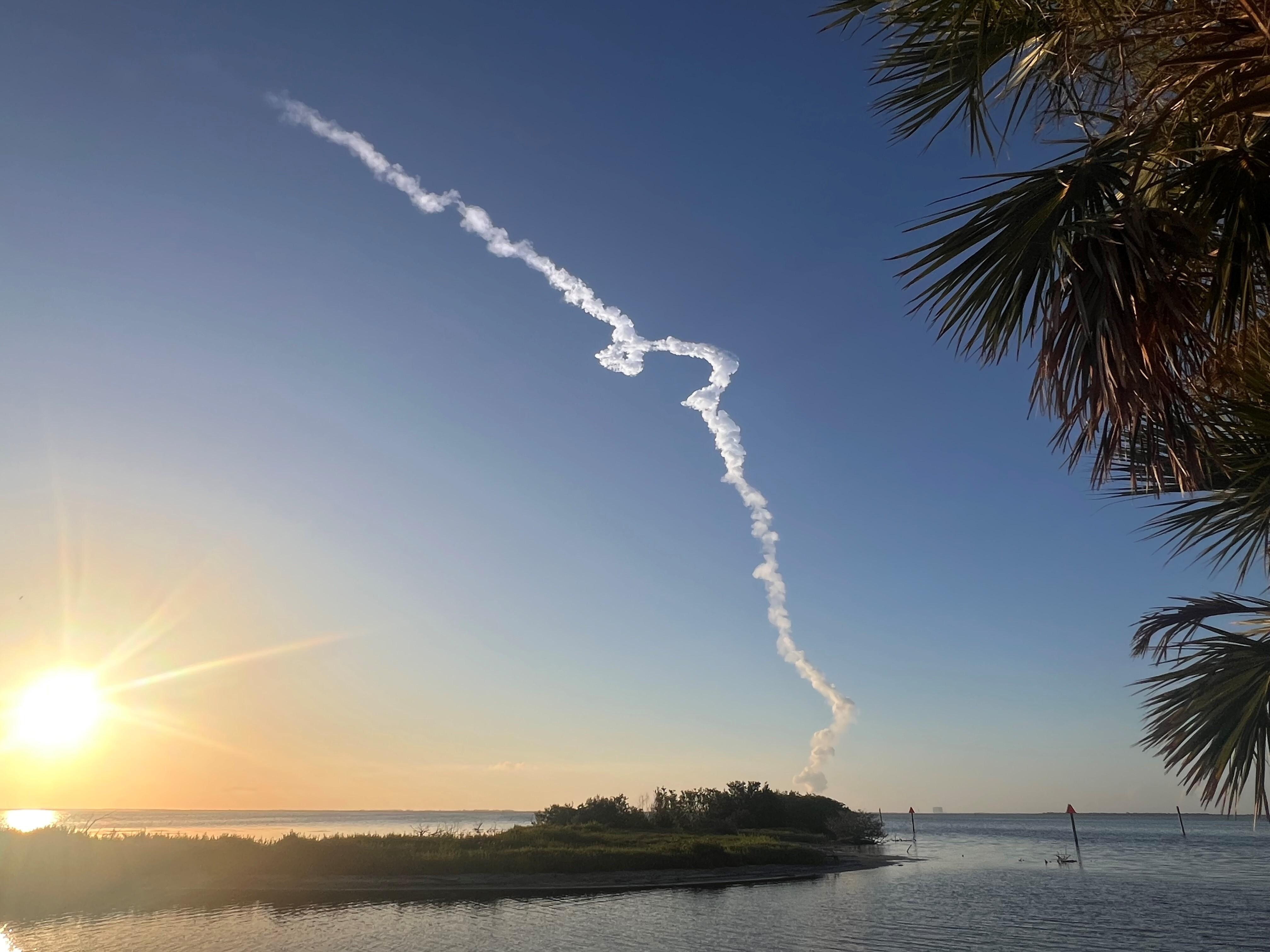 A short drive for a beautiful sunrise launch