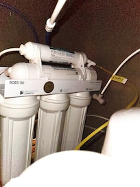 The reverse osmosis filtration system - for those who do their research like me.