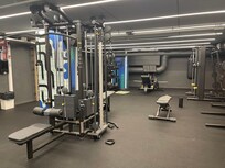 Gym was spacious and well equipped!