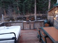 The smells, sights and sounds of this back patio are bar none. The morning coffee views of the Colorado scenery and the sounds of the river makes this the best place to stay.