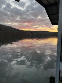 One of the many amazing sunsets from the dock!