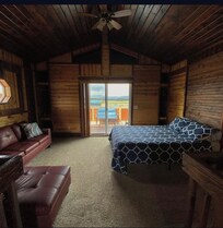 Master loft with a beautiful balcony to enjoy