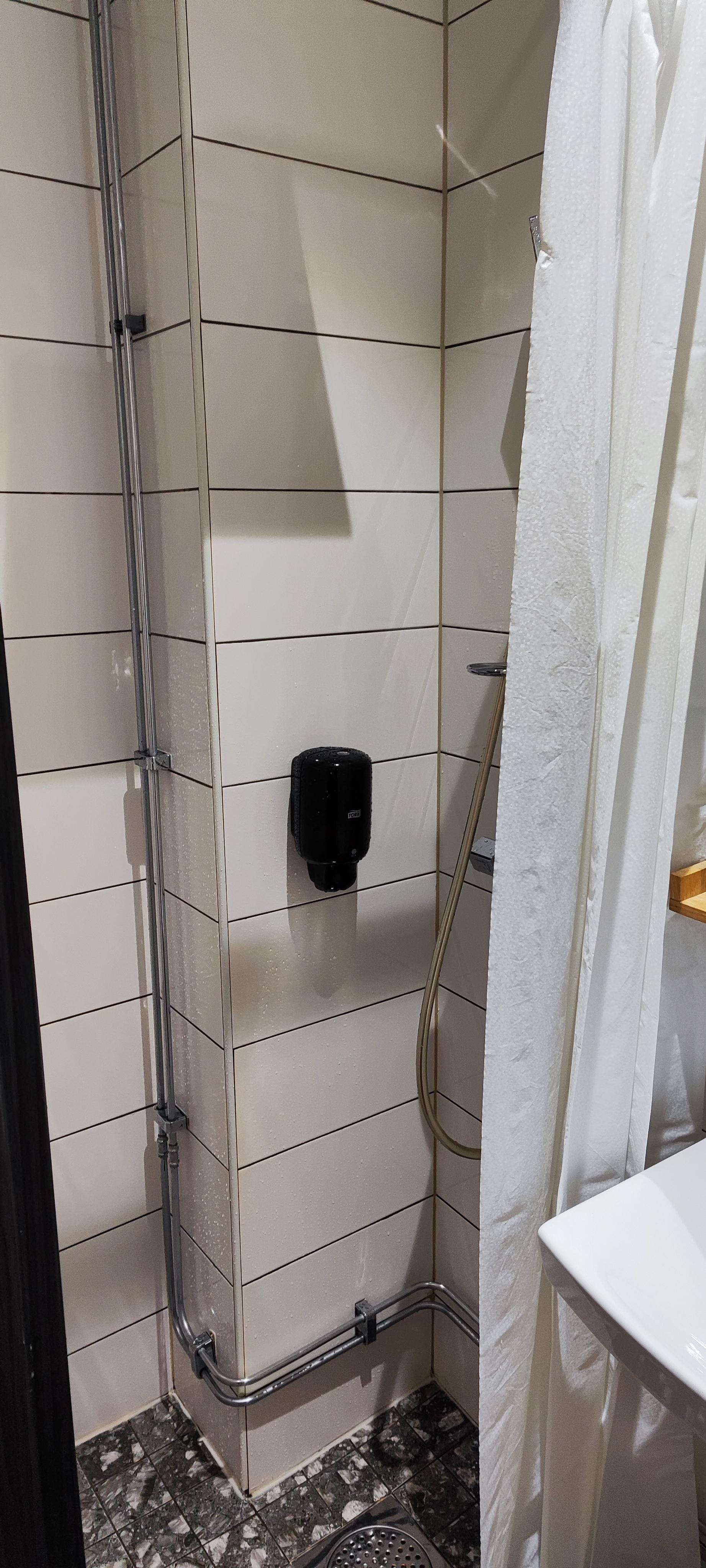 tokigt planerad dusch