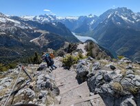 On top of Jenner mountain