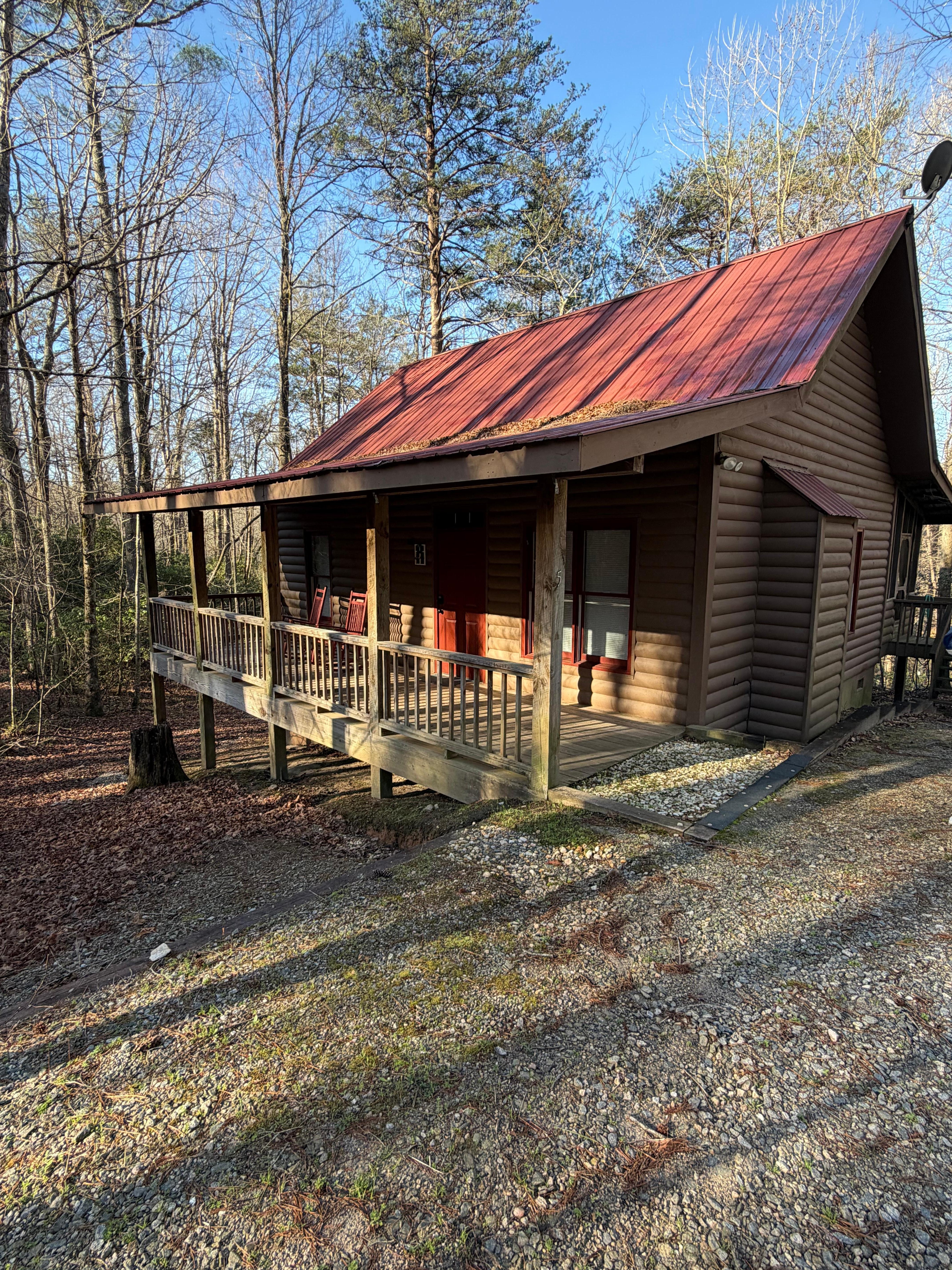 This was the front as you pull in