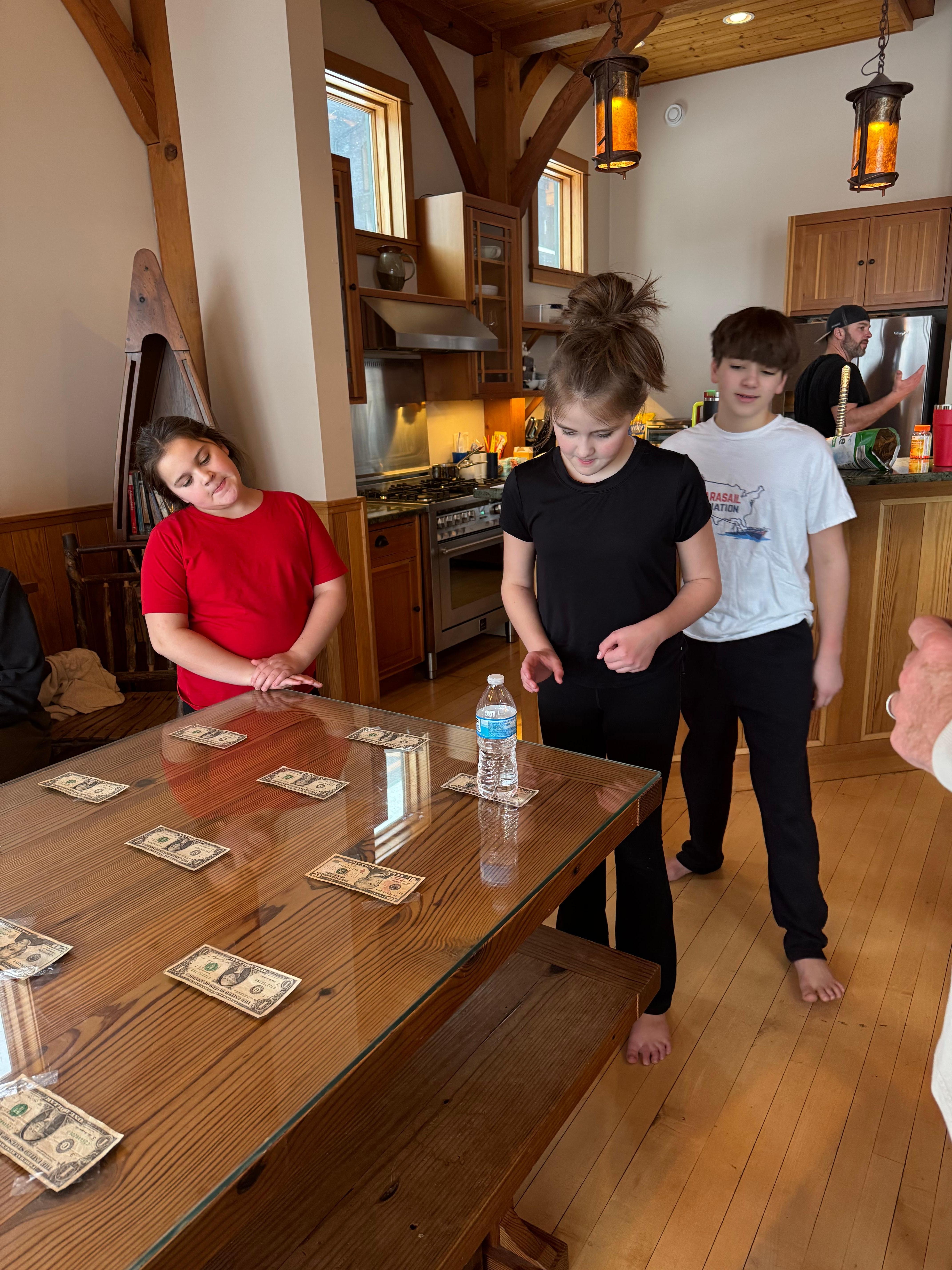 Great kitchen table area.