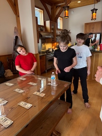 Great kitchen table area.