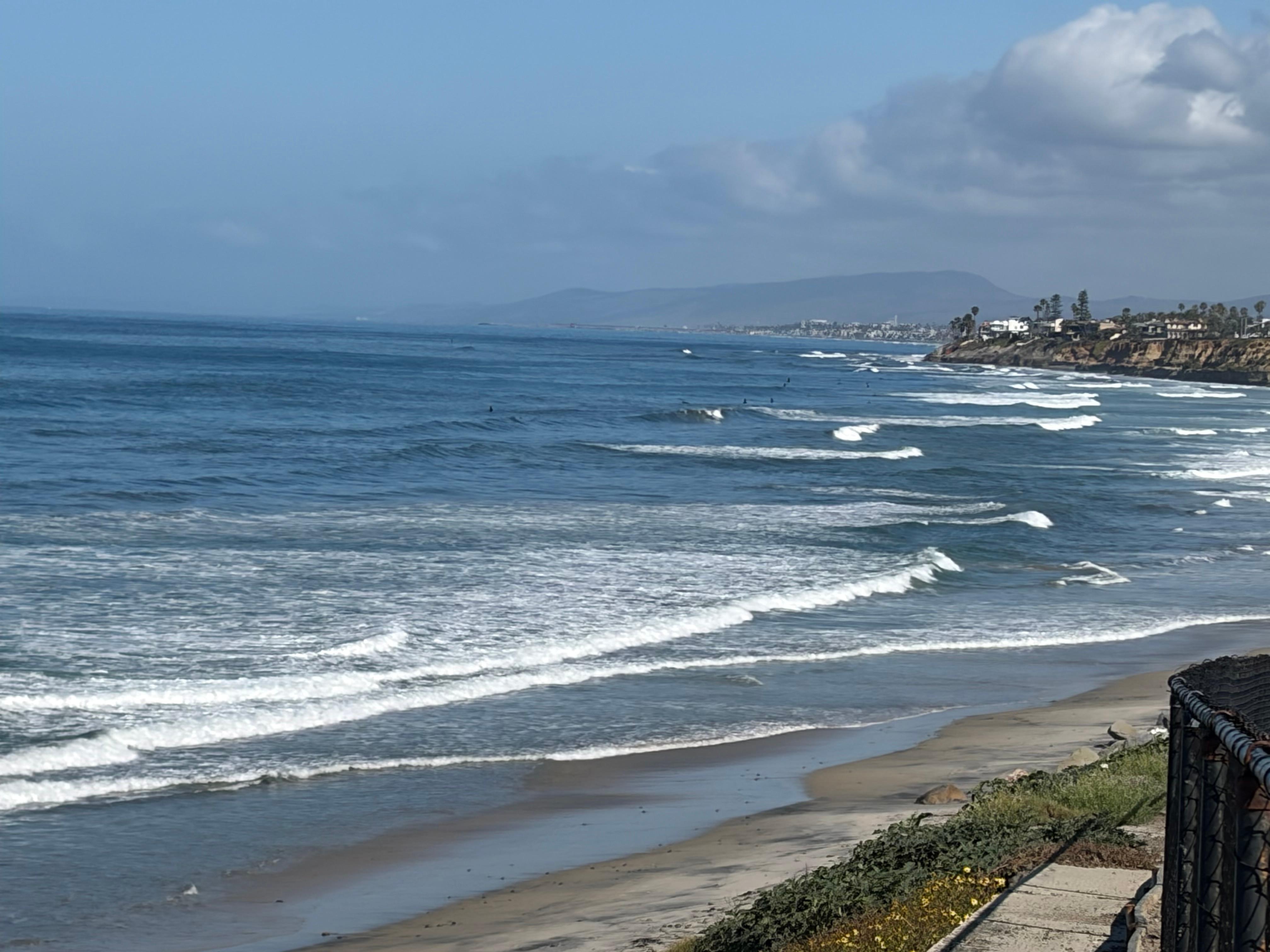View of the beautiful beach 