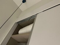 Clóset de recámara principal no cierra