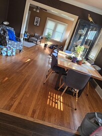 Dining area -- lots of light