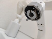 Mouldy bathroom sink faucet