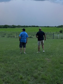 Brothers spending some quiet time together.