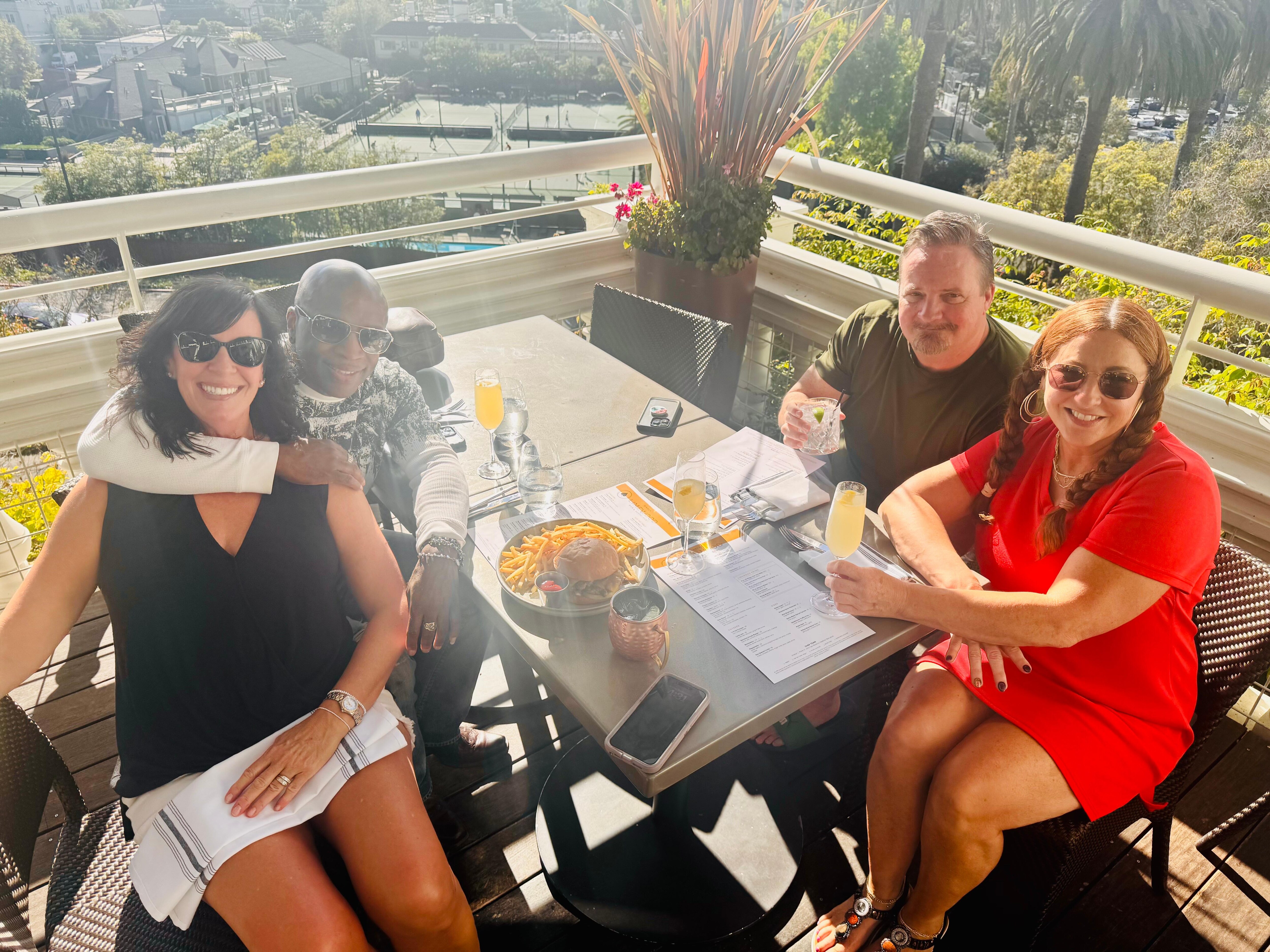 Dinner before concert at the Greek theater