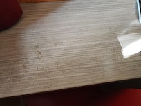 Suciedad en mesa