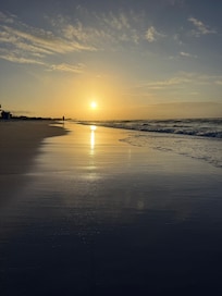Beach close to the hotel