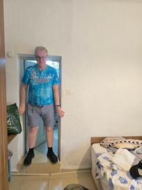 I'm just under 6 foot (1.8 metres) and you can imagine how.many times I banged my head in the night.