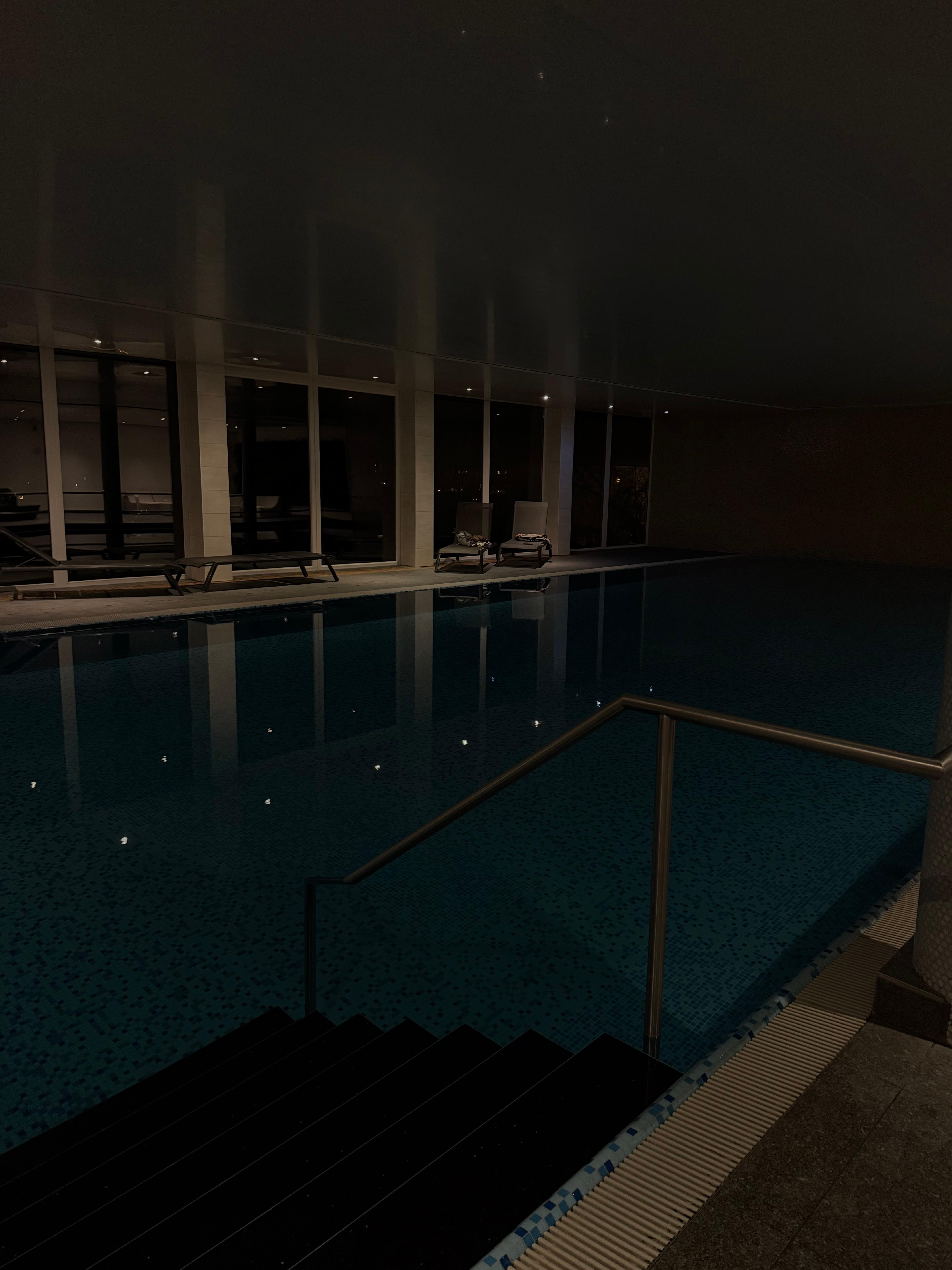 Der Innenpool hat sich gelohnt. 