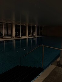 Der Innenpool hat sich gelohnt.