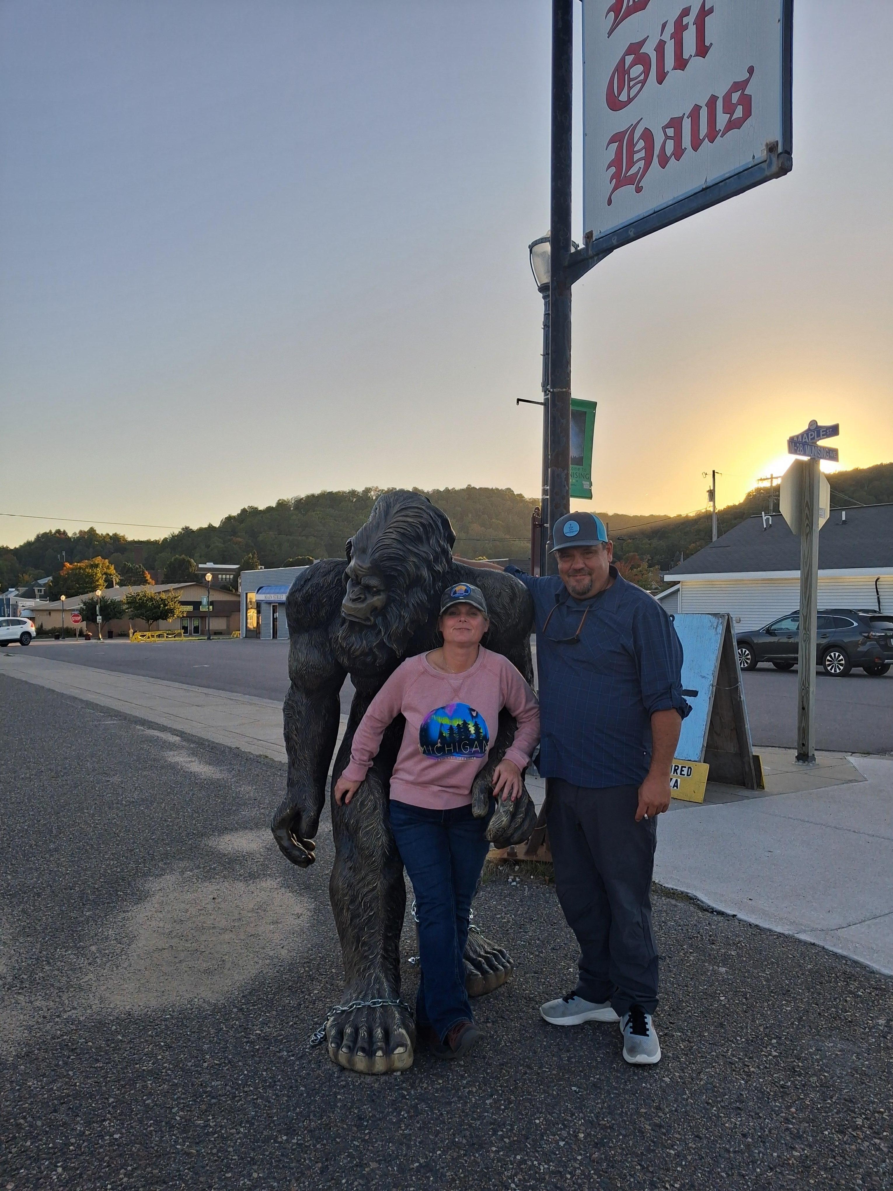 Met the local Big foot.