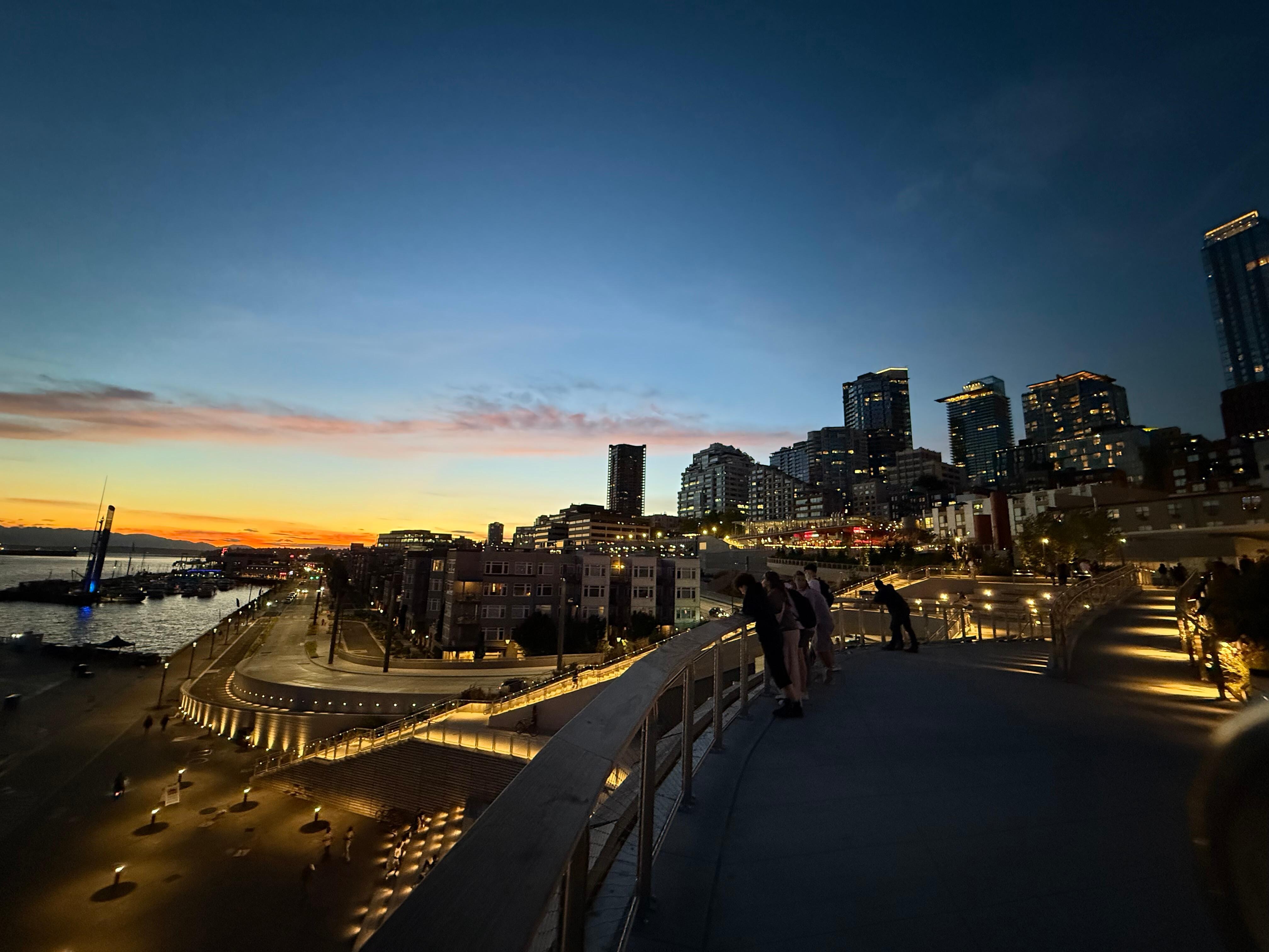 View from atop the aquarium
