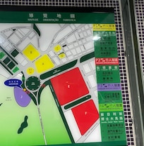 金銀島酒店B2層,行人隧道𥚃指示圖