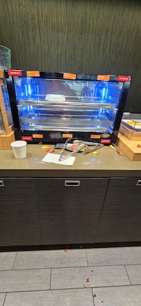 No food and not cleaned