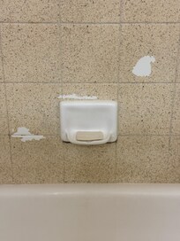 Used soap in shower.