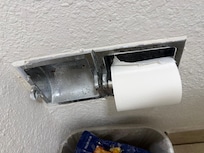 The tp roll was missing and the garbage was already used