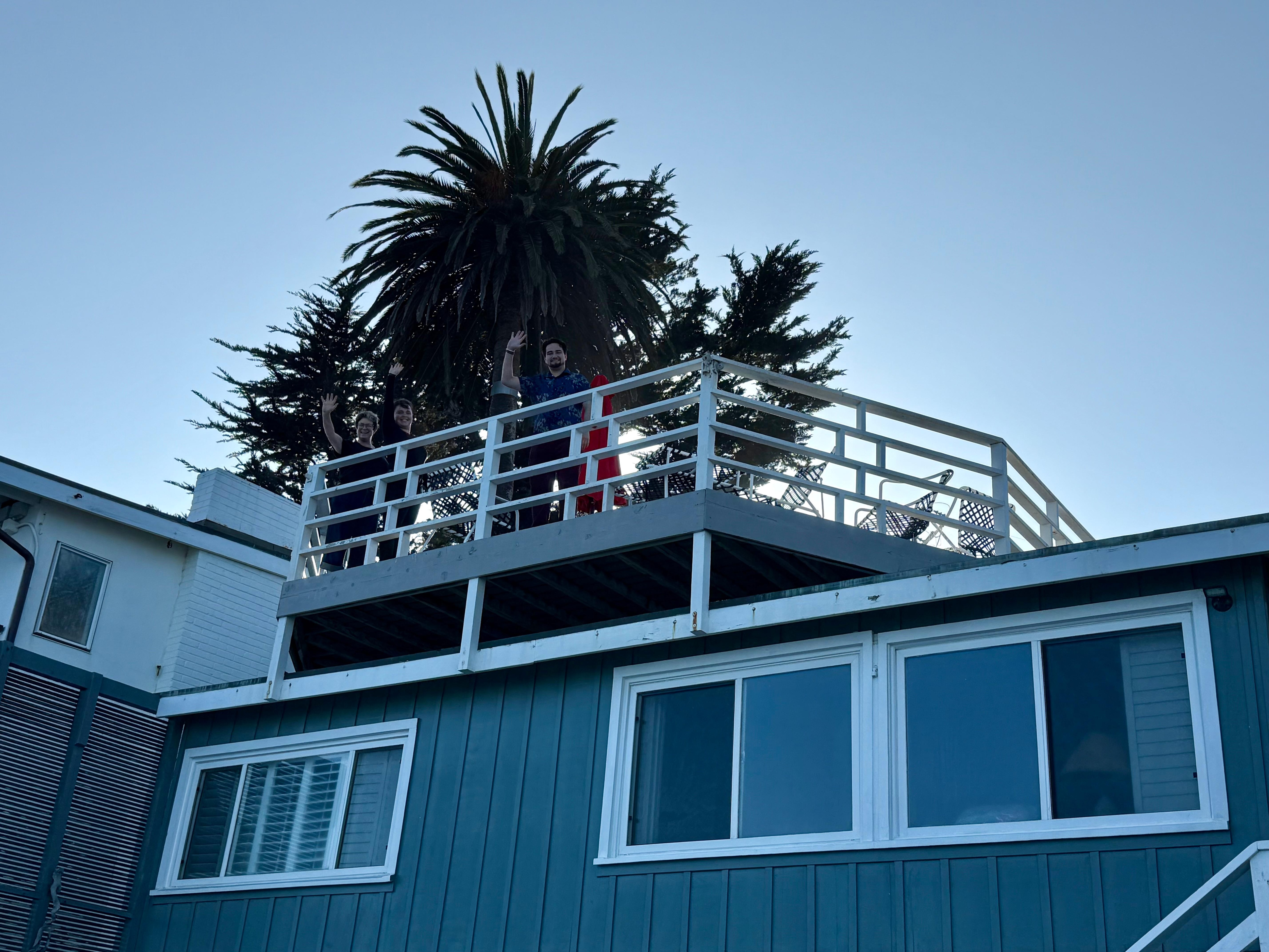 Loved hanging out on the upper deck.