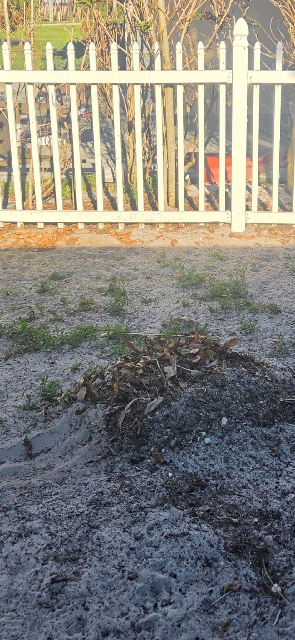 Piles left everywhere.