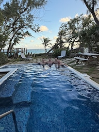 Spotless pool and spacious too.