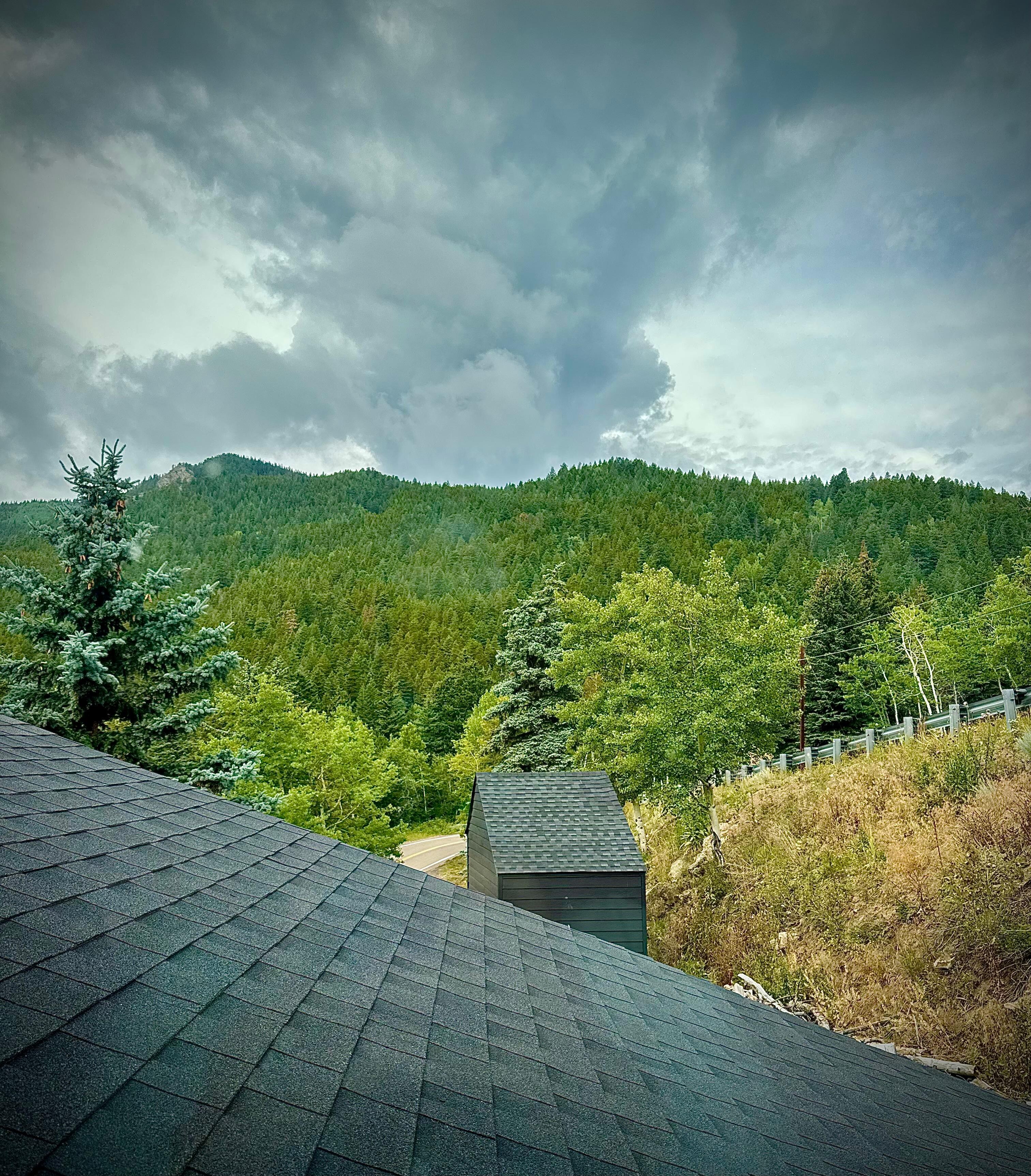 View from loft bedroom